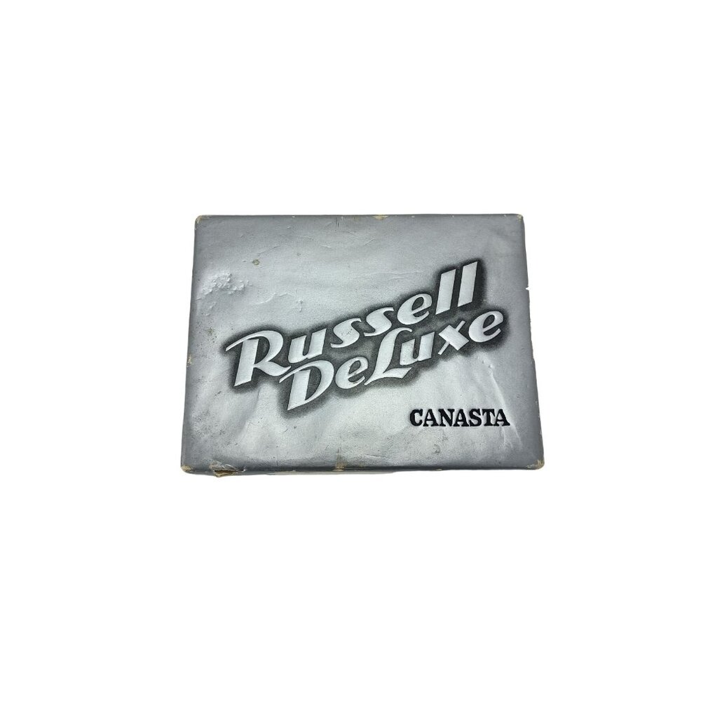 Russell Deluxe Canasta Lupine Double Deck Of Playing Cards Vintage - Picture 5 of 5